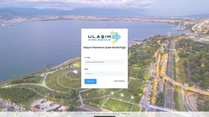 Ulaşım Projeleri Bilgi Sistemi