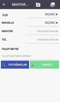 Muhtar Aktif Mobil Uygulama