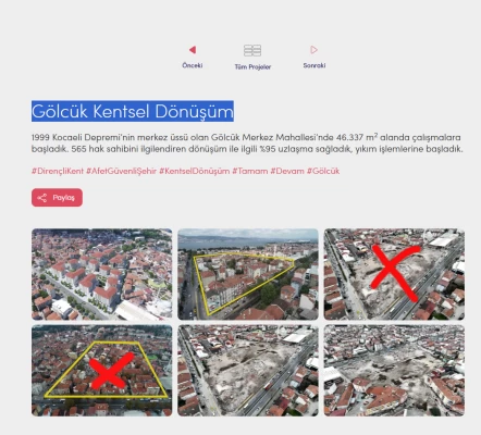 Gölcük Kentsel Dönüşüm