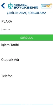 Kocaeli Otopark Mobil Uygulama